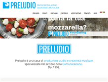 Tablet Screenshot of preludio.it